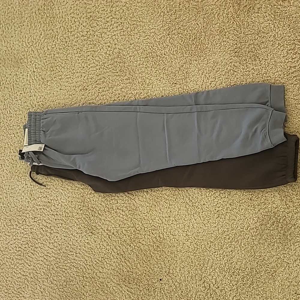 2 H & M Joggers (grey and blue)